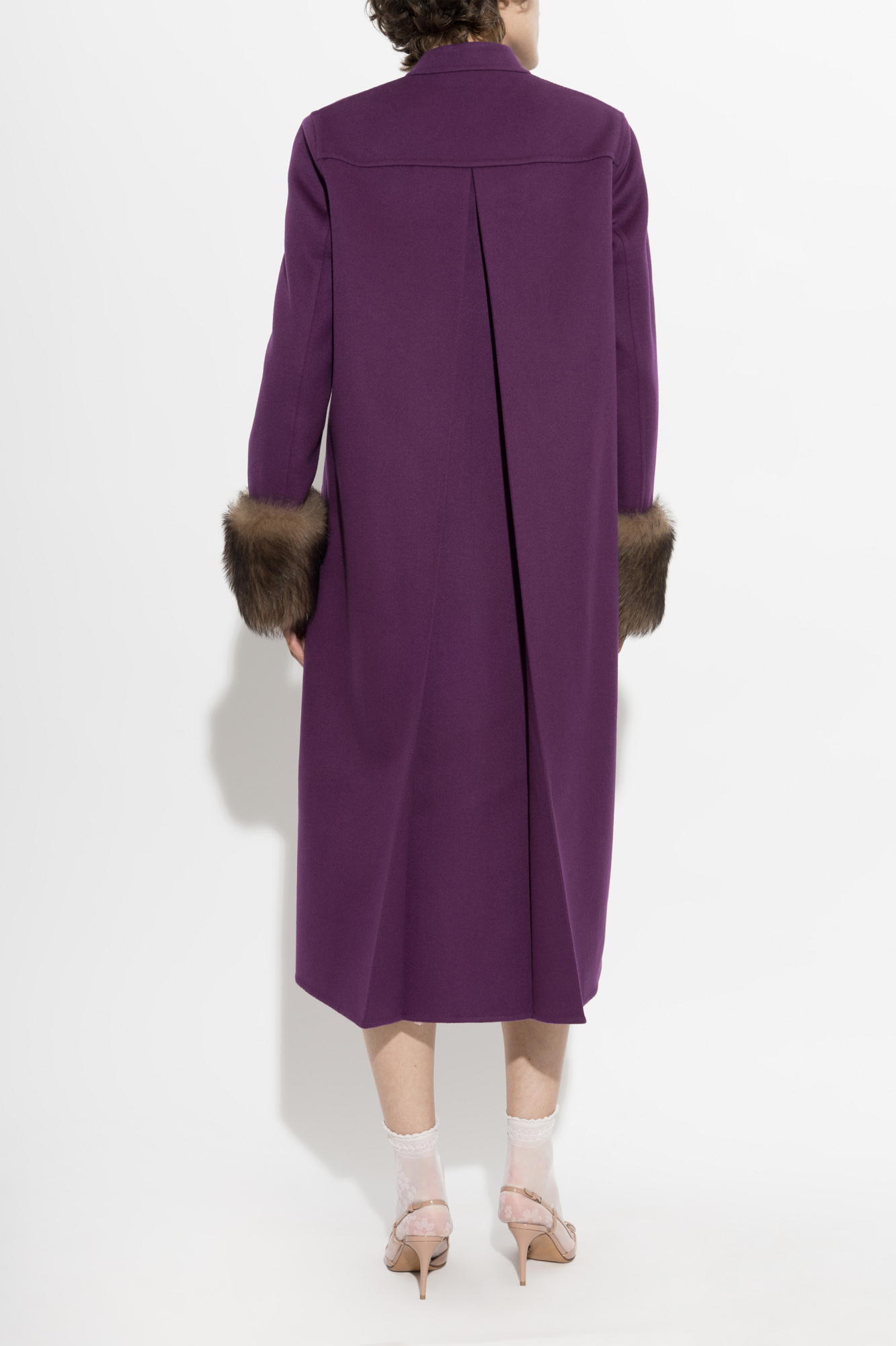 Valentino Garavani Coat with fur cuffs | Women's | Vitkac